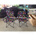 Bottom price top sell folding chair with flower printing